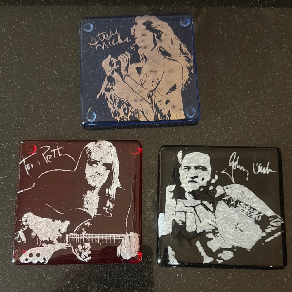 Set of Three Musician Coasters